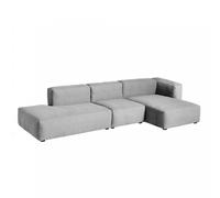Canapé de 3 places droit Mags Soft 334x153x67cm black stained pine wood legs