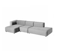 Canapé de 3 places gauche Mags Soft 334x153x67cm black stained pine wood legs