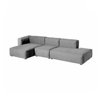 Canapé de 3 places gauche Mags Soft 334x153x67cm black stained pine wood legs