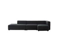 Canapé de 3 places Mags 304x127,5x67cm black stained pine wood legs