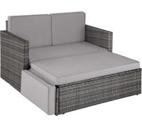 Canapé de jardin CORFOU modulable - gris