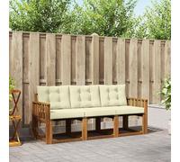 Canapé de jardin en bois, modèle 3 places, canapé lounge pour l'extérieur, petit canapé pour balcon, mobilier de balcon, canapé lounge pour jardin, petit ensemble de mobilier de jardin en bois