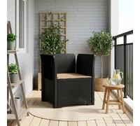 Canapé de jardin look rotin Sièges extérieurs Mobilier contemporain vidaXL vidaX
