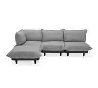Canapé de jardin modulable Fatboy Paletti 4 places - Gris Roche