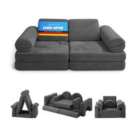Canapé de jeu pour enfants, 11 pièces, modulaire (anthracite)