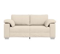 Canapé de salon VIDAXL moderne Sofa 100 % polyester Beige 180x80x82 cm Tissu en lin mélangé S89