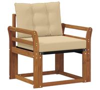 Canapé d'extérieur vidaXL en bois massif d'acacia naturel