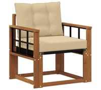 Canapé d'extérieur vidaXL en bois massif d'acacia naturel