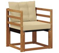 Canapé d'extérieur vidaXL en bois massif d'acacia naturel