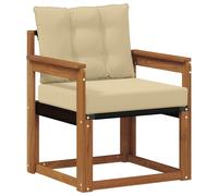 Canapé d'extérieur vidaXL en bois massif d'acacia naturel