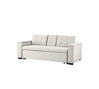 Noho canapé convertible 3 places en tissu beige