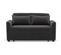Canape droit BEST MOBILIER 2 places en velours gris 145 x 145 x 82 cm Gris G