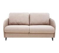 Bestmobilier Cosmos - canapé 3 Places Convertible Express Couchage Quotidien 140 cm Matelas 11 cm en Tissu