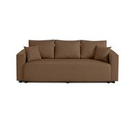 Bestmobilier Canapé convertible 3 places - Marron
