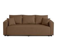 Bestmobilier Canapé convertible 3 places - Marron
