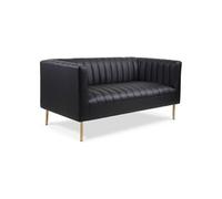 Canapé 2 Places Design Taylor 150cm Noir