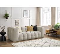 Canapé droit fixe 3 places CLOUD beige BOBOCHIC Beige