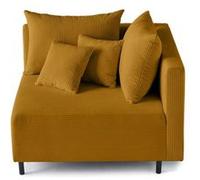 Lisa design canapé d'angle Edinburg - Jaune