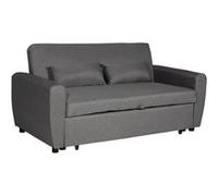 Happy Garden Canapé convertible Matt 2 places, dossier inclinable et coussins, gris