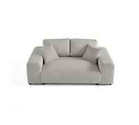 Lisa design canapé Garance 2 places - Gris clair