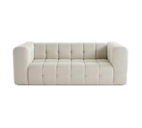 Best mobilier Canapé 3 places Suzano en tissu mailles 3D Beige