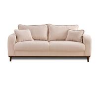 Best mobilier – Canapé 3 places – Albane – Velours côtelé – Beige