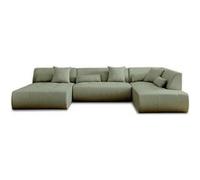 Lisa design Canapé modulable Onyx – vert sauge