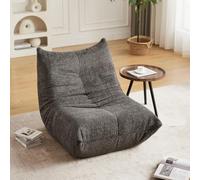 Canapé en chenille Togo 94 x 71 cm, fauteuil lounge et chaise | 94 cm de large, 54,6 cm de profondeur d'assise et housse en chenille, sans montage, fauteuil lounge confortable pour salon