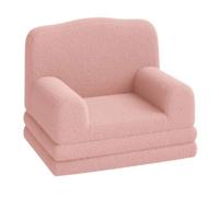Canapé enfant 2 en 1 confortable et pliable, convertible en chaise longue,cadeau pour filles et garçons, Rose