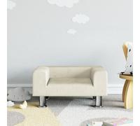 Canapé enfant BEI CLORIS Crème 50x40x26,5 cm Velours - Canapés enfant New4946691 1parcel