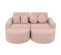 Canapé Pocket 120 cm velours côtelé 12 pcs AESTHETIC enfant modulable mousse OEKO TEX jeu