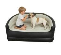 Canapé Gonflable, Portable et Pliable Confortable, Canapé d'Extérieur en PVC pour Détente, pour Salon Maison Intérieur Extérieur Camping Voyage Plage Jardin Terrasse Patio Famille