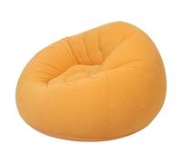 Canapé Gonflable Pouf pour Adultes, Chaise Longue D'extérieur en Pvc | Orange, Forme Haricot, Gonflage Rapide et Dégonflage Rapide, Pliable, Usage Voyage, Outdoor