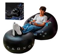 Canapé Gonflable pour Jeux vidéo, Fauteuil de Jeu avec ottomane, siège Lounge Gonflable avec Porte-gobelets et Poche latérale, fauteuils poires Confortables, Chaise pour décoration de Salle de Jeux