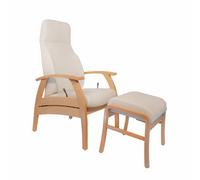 Canapé L'Inclinable par Jeanne et Jean Beige - PVC - 469