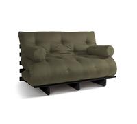 Canapé lit 140x200 - Slim Exclusive Black - Pascall Futon Kaki