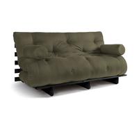 Canapé lit 160x200 - Slim Exclusive Black - Pascall Futon Kaki