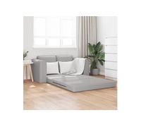 vidaXL Canapé Lit 2-en-1 Gris Nuage 148x71x83 cm Tissu
