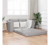 Canapé Lit 2 en 1 Gris Nuage 148x71x83 cm Tissu Gris G