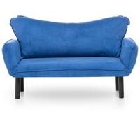 Canapé lit Chatto 2 places bleu 150 x 70 x h75