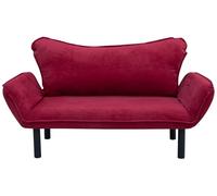 Canapé lit Chatto 2 places bordeaux 150 x 70 x h75