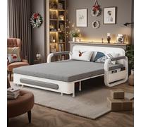 Canapé-lit coulissant - Canapé-lit - Divan-lit - Petit canapé-lit - Canapé convertible - Multifonctionnel - Compact 128 cm