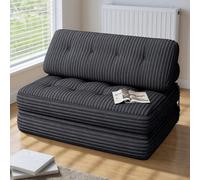 Canapé-lit double avec réglable, pouf, canapé-lit pliant avec réglable, chaise de méditation pliante, adapté à la chambre et au salon. Canapé pliant multifonctionnel : Ce canapé-lit convertible est à 