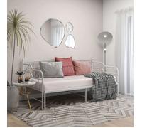 Canapé-lit extensible - VIDAXL - 90x200 cm - Métal blanc - 2 places - Sans matelas