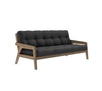 Canapé-lit Karup Grab Marron Caroube/734 Gris Foncé