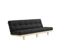 Canapé-lit Karup Lean 130x190 Brut/734 Gris Foncé