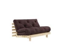 Canapé-lit Karup Roots 140x200 Brut/715 Marron