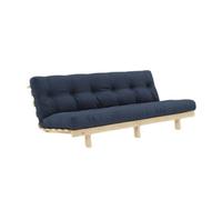 Canapé-lit Lean 130x200 Brut/737 Bleu marine