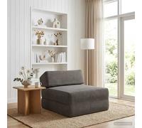Canapé-lit pliable 1 place 60 x 70 x 41 cm Tissu Chauffeuse convertible vidaXL v