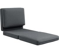 Canapé-lit pliable 3-en-1 HOMCOM, aspect velours, canapé-lit rembourré
